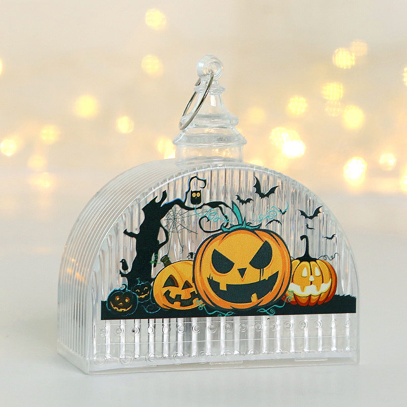Lanterna LED Halloween modello zucca