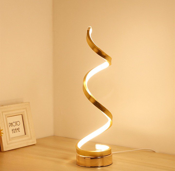 Blustoreweb ™ Lampada da Tavolo LED Moderna in Metallo con Tre Colori - Blustoreweb