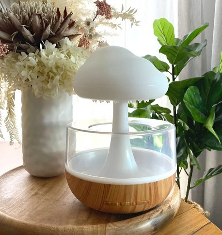 Blustoreweb ™ Umidificatore di design effetto pioggia 7 colori - Blustoreweb