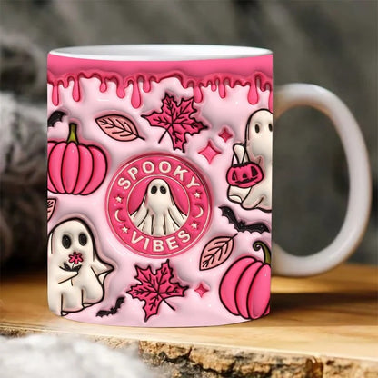 Blustoreweb ™ Tazza in ceramica con zucca di Halloween