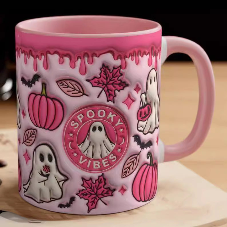 Blustoreweb ™ Tazza in ceramica con zucca di Halloween