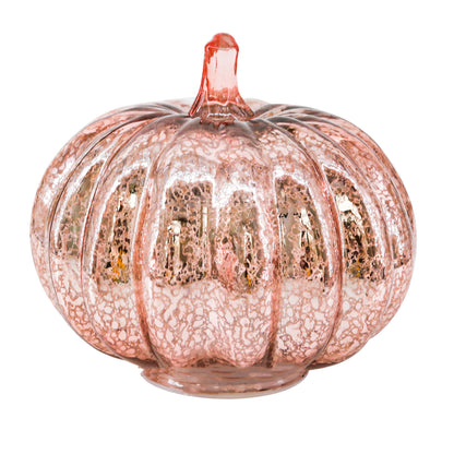 Halloween Decorative Glass Pumpkin Lantern