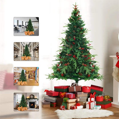 Blustoreweb ™ Albero di Natale Snowy Sparkle: Eleganza Innevata e Qualità Duratura per le Feste