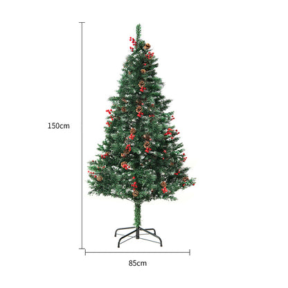 Blustoreweb ™ Albero di Natale Snowy Sparkle: Eleganza Innevata e Qualità Duratura per le Feste