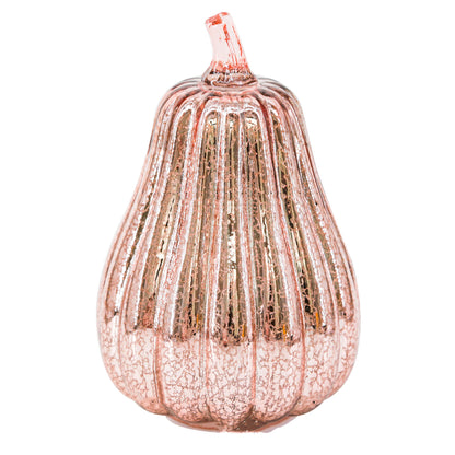 Halloween Decorative Glass Pumpkin Lantern