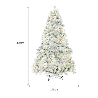 Blustoreweb ™ Albero di Natale Snowy Sparkle: Eleganza Innevata e Qualità Duratura per le Feste