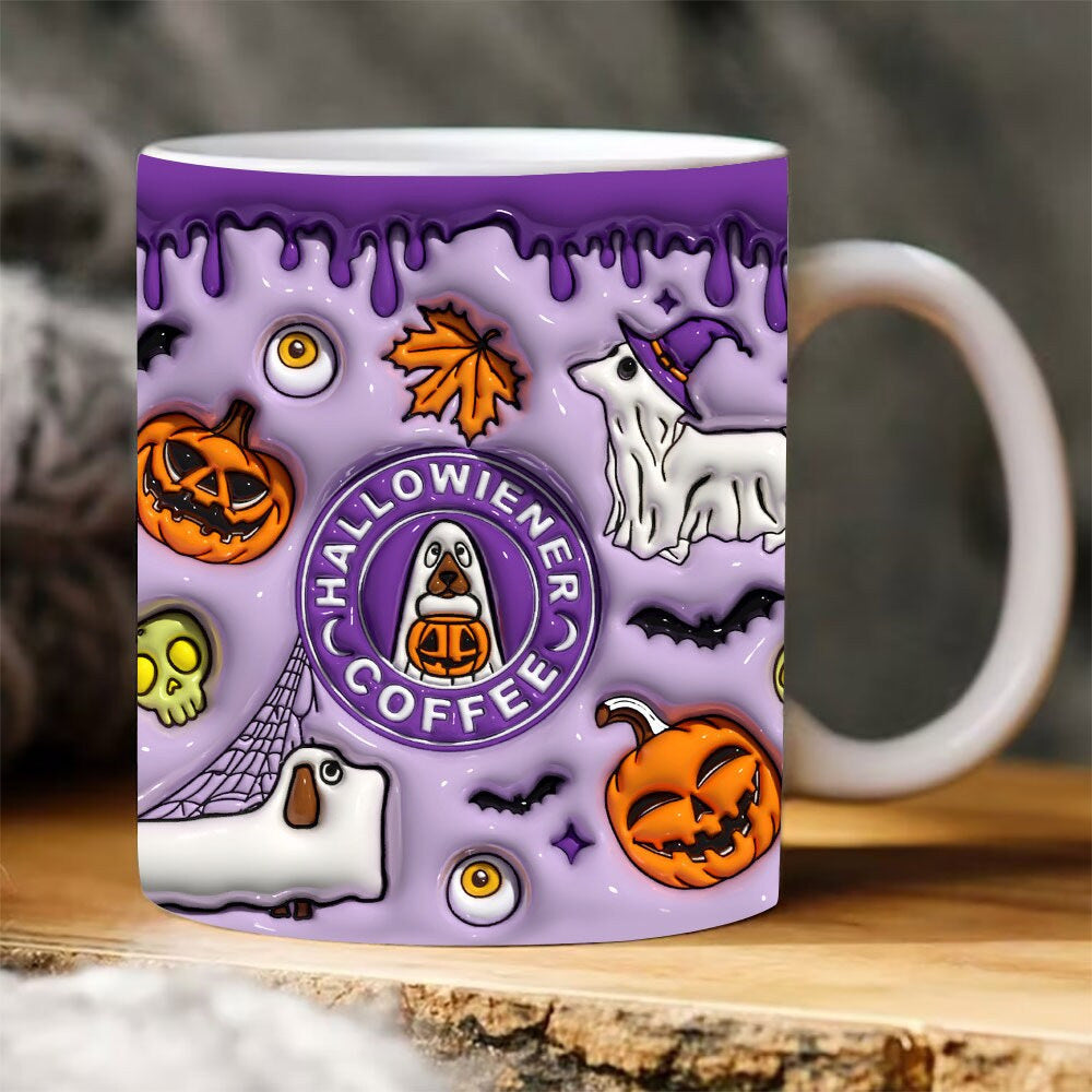 Blustoreweb ™ Tazza in ceramica con zucca di Halloween