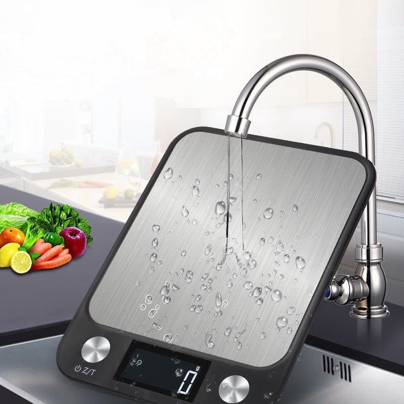 Bilancia Cucina Blu Scuro Digitale Ricaricabile Waterproof Wd