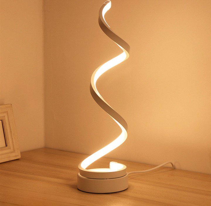 Blustoreweb ™ Lampada da Tavolo LED Moderna in Metallo con Tre Colori - Blustoreweb