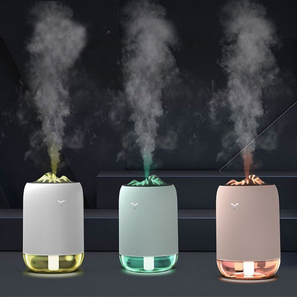 Acquista Mini umidificatore da 250 ml USB diffusore di aromi con nebbia  fredda con luce notturna colorata per la camera da letto di casa  umidificatore per auto purificatore