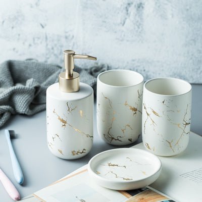 Blustoreweb ™ - Set accessori in ceramica da bagno - Blustoreweb