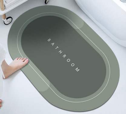 Blustoreweb ™ - Tappeto da bagno minimal rettangolare o ovale - Blustoreweb