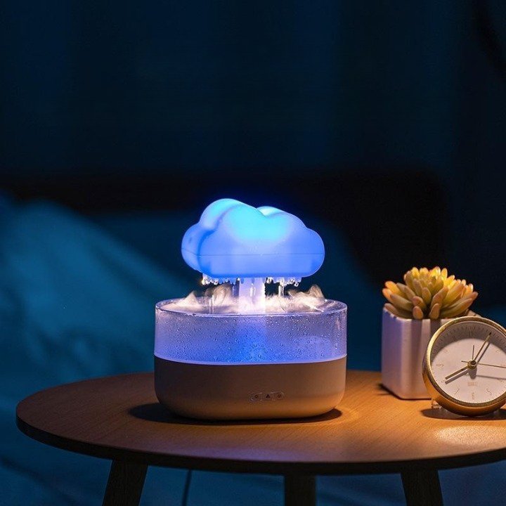 Umidificatore per ambiente colorato aroma terapia - Blustoreweb